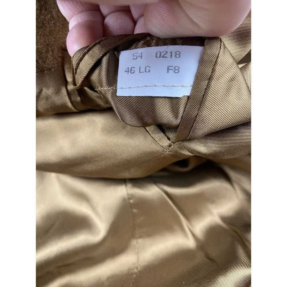 Brooks‎ Brothers Men's 100% Camel Hair 2 Button Blazer Brown Size 46 L